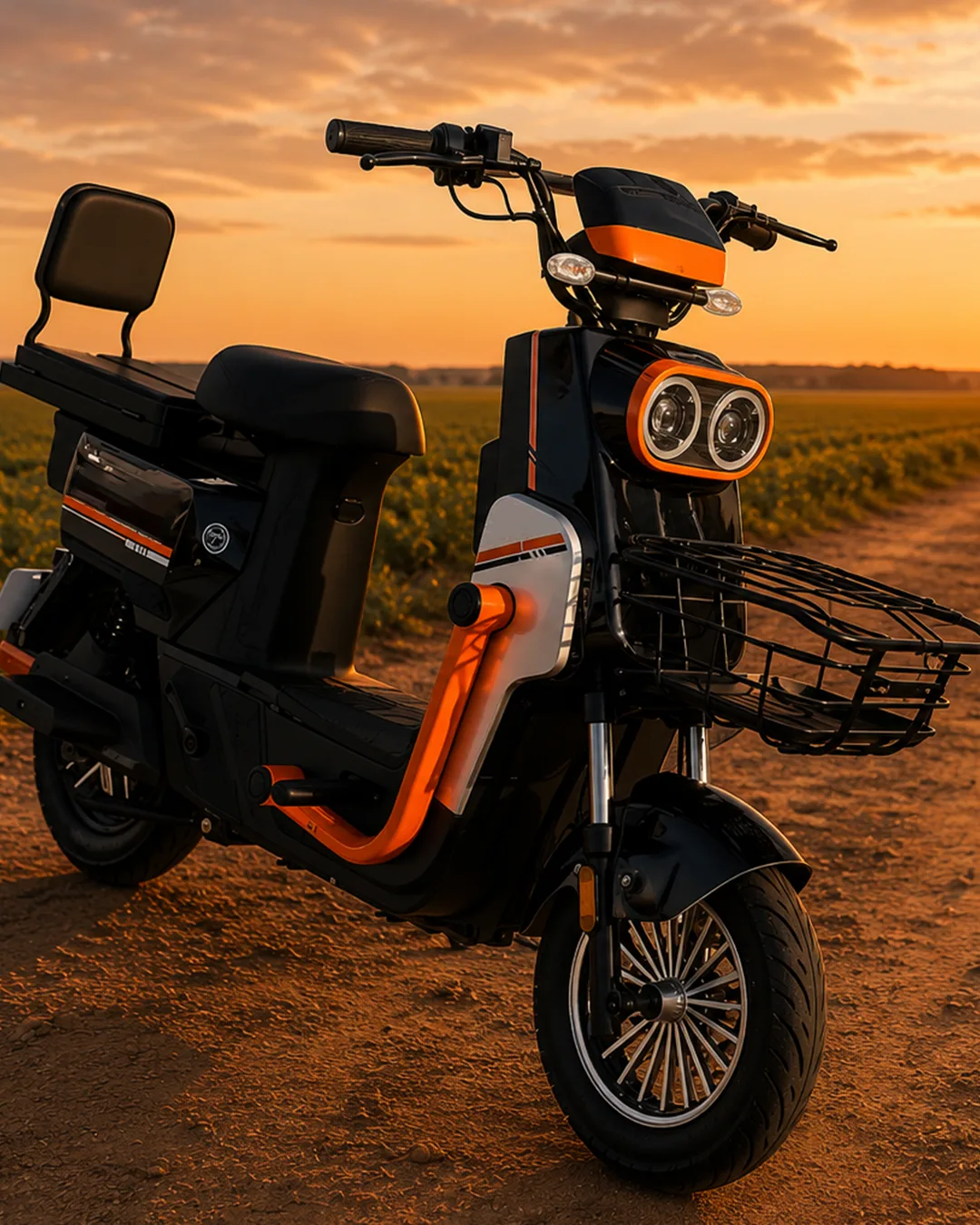 1962 — Scooter Elétrica com Cesta Nantex